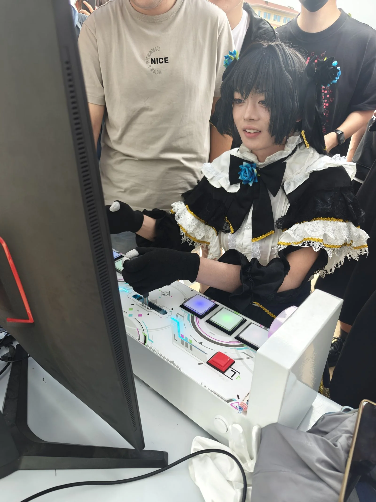 2024 百团活动现场的街机音游体验